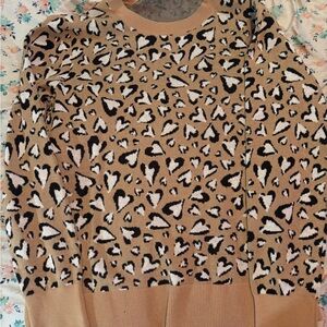 XL Leopard Print Sweater
Brand- Time & Tru